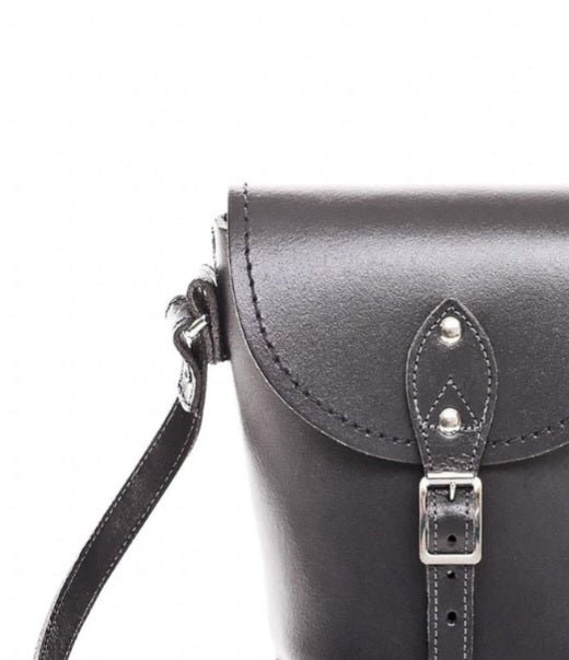 Leather Barrel Bag Plus - Graphite Grey -In Stock & Ready to Ship