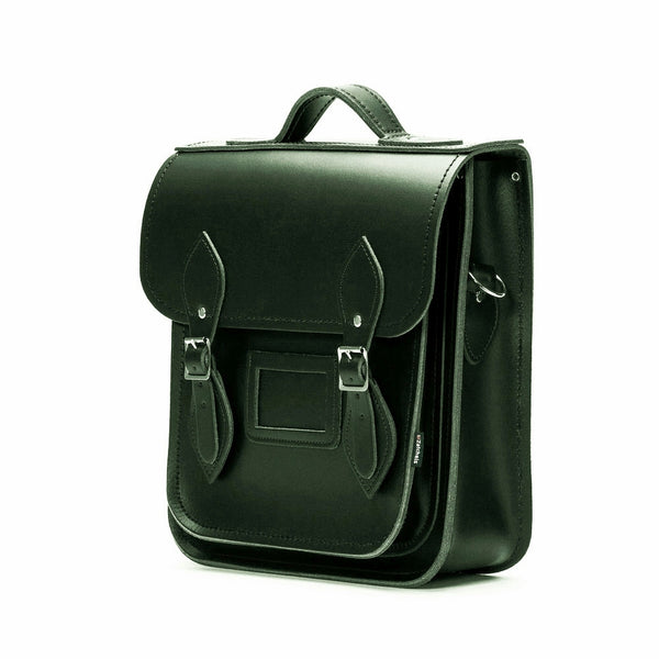 Handmade Leather City Backpack - Ivy Green