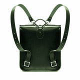 Handmade Leather City Backpack - Ivy Green