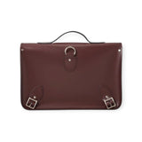 Leather Backpack Satchel Marsala Red 16'' - In Stock & Ready to Ship