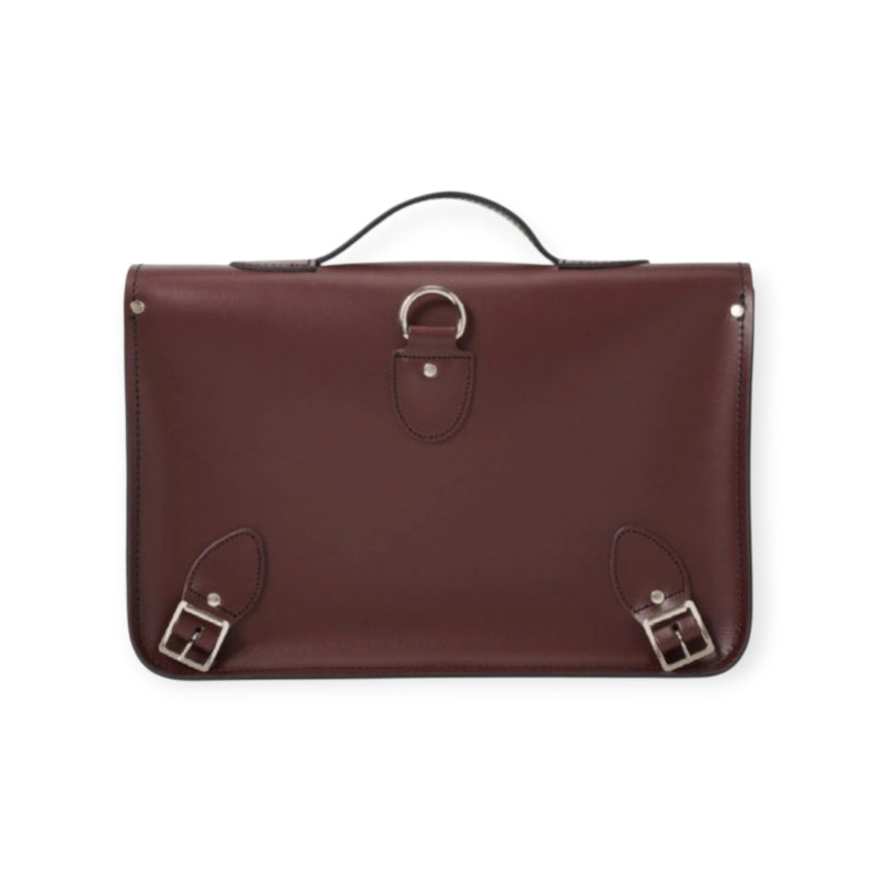 Leather Backpack Satchel Marsala Red 16'' - In Stock & Ready to Ship