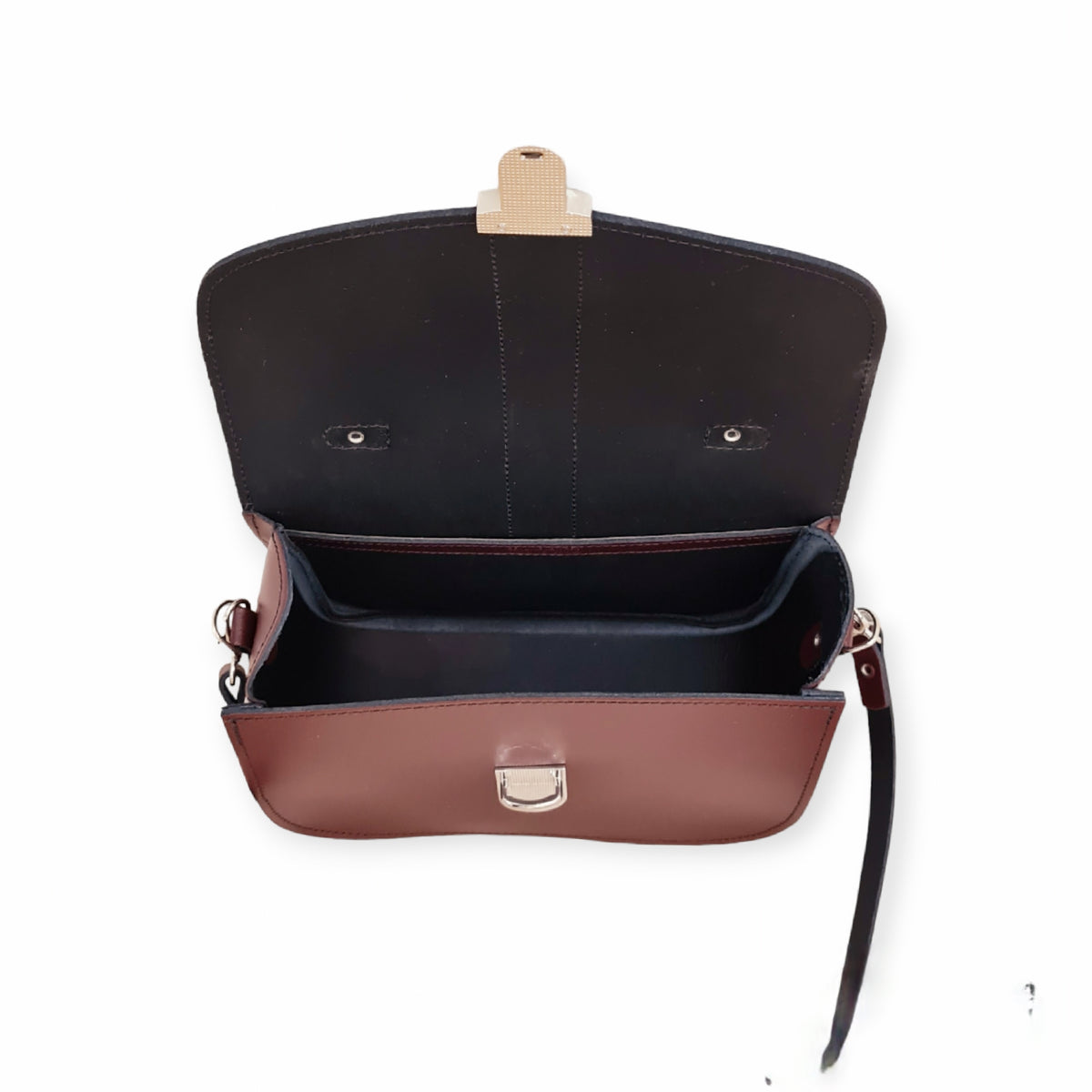 Olympia Leather Handbag - Marsala Red - In Stock & Ready to Ship