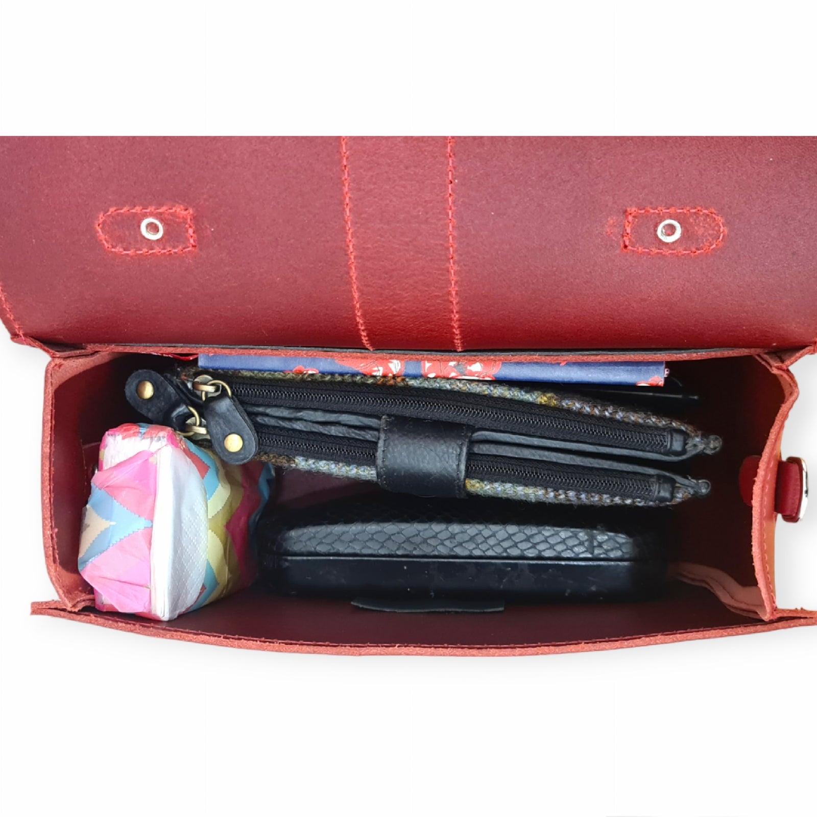 Zatchels Olympia Handmade Leather Bag - Dark Brown