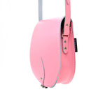 Leather Saddle Bag Large - Pastel Pink- In Stock & Ready to Ship