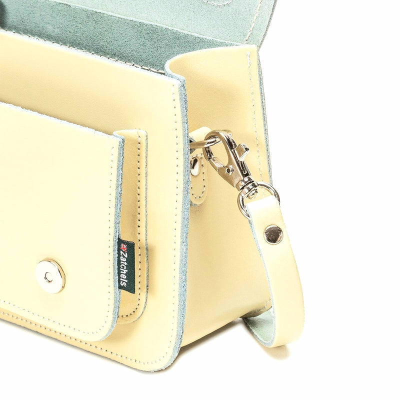 Handmade Leather Micro Satchel - Primrose - Yellow