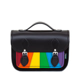 Leather Midi Satchel - Pride Rainbow - In Stock & Ready to Ship