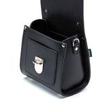 Leather Sugarcube Handbag - Black - Plus Size - In Stock & Ready to Ship