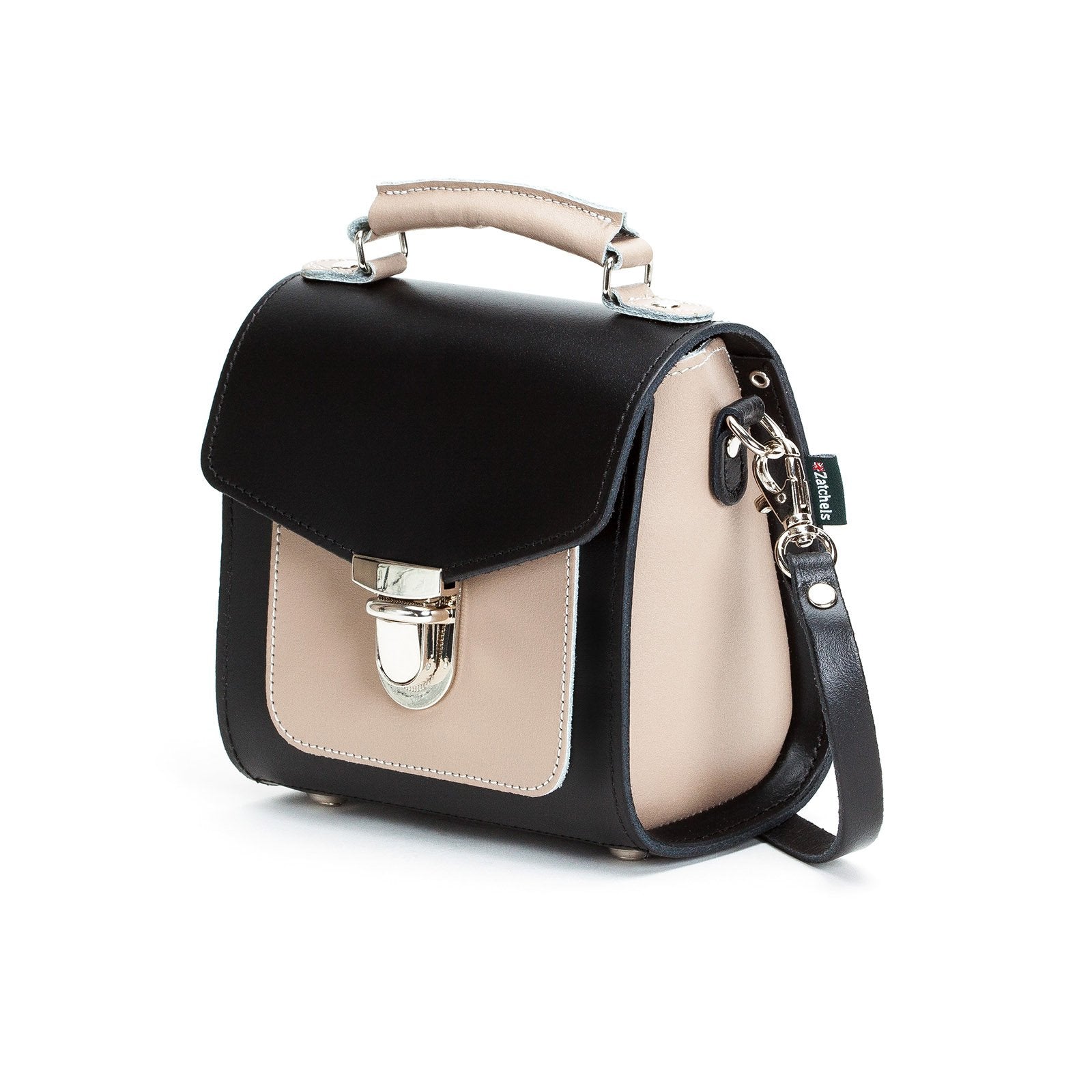 Leather Sugarcube Grande Handbag - Cafe Noir - In Stock & Ready to Ship
