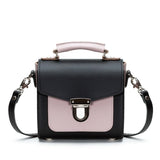 Leather Sugarcube Handbag - Rose Truffle - Plus Size - In Stock & Ready to Ship