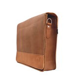 Men's Leather Tannery Messenger - Tan