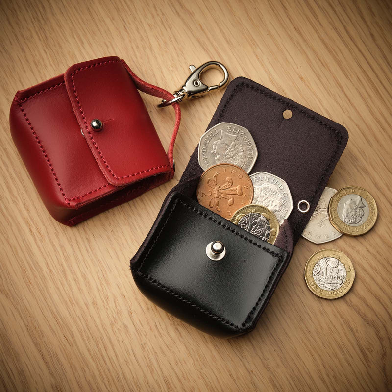 Mini bag charm -  Oxblood Red