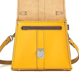 Yellow Ochre Leather Cross Body Bag - Cross Body Bag - Zatchels