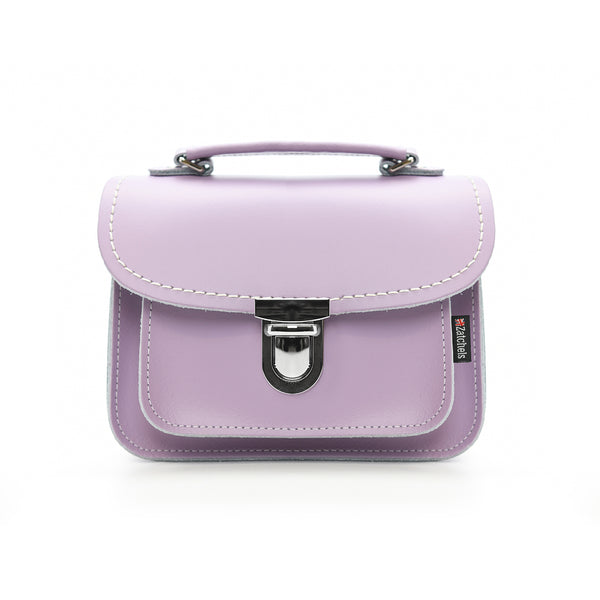 Luna Handmade Leather Bag - Pastel Violet