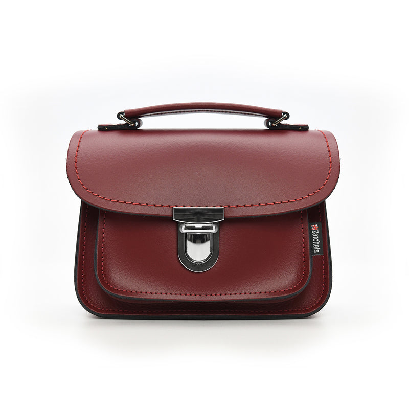 Luna Handmade Leather Bag - Oxblood Red