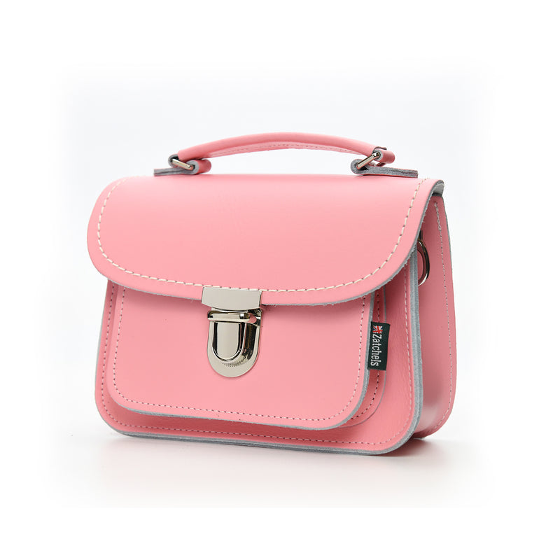Luna Handmade Leather Bag - Pink