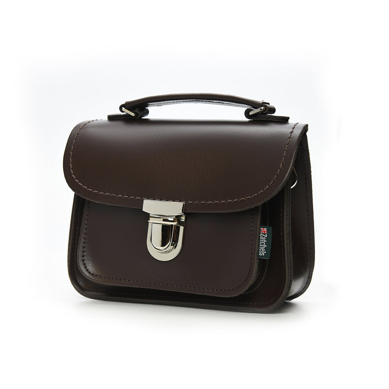 Luna Handmade Leather Bag - Dark Brown