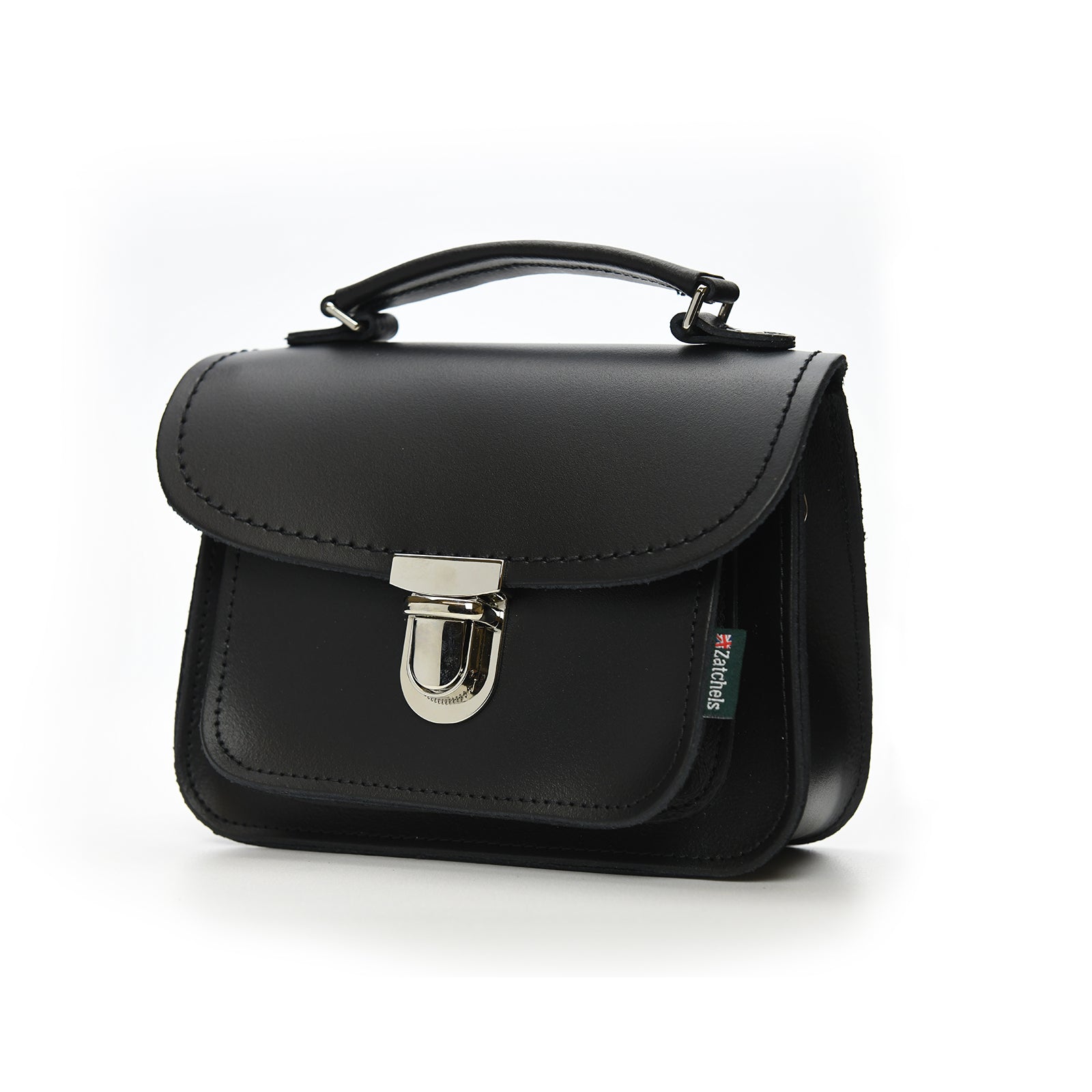Luna Leather Bag - Black - In Stock & Ready to Ship