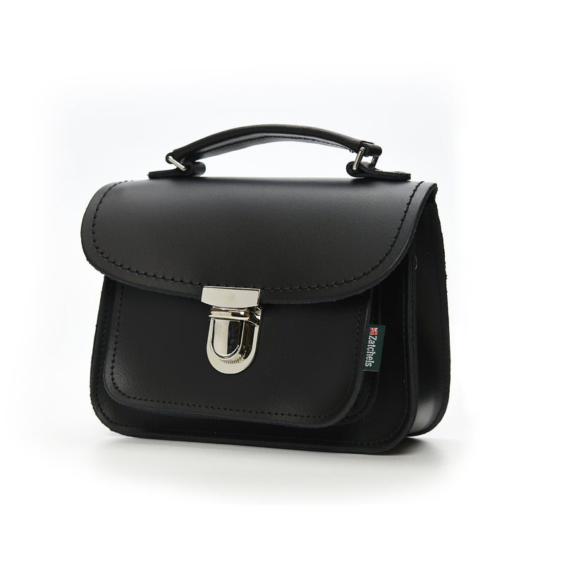 Luna Handmade Leather Bag - Black