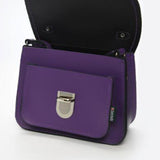 Luna Handmade Leather Bag - Purple