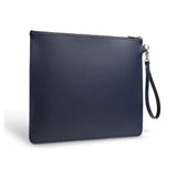 Handmade Leather Folio Case - Navy Blue