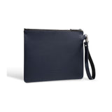 Handmade Leather Folio Case - Navy Blue