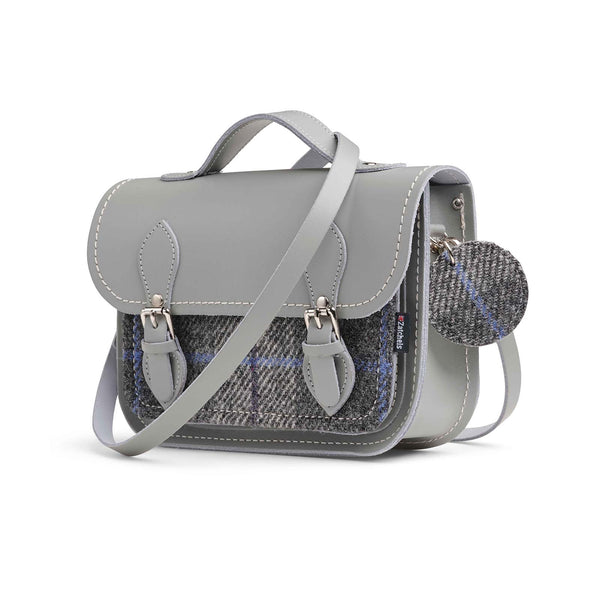 Midi Tweed Satchel - Ghost