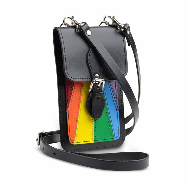 Handmade Leather Mobile Phone Pouch Plus - Pride