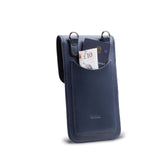 Handmade Leather Mobile Phone Pouch Plus - Navy Blue