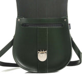 Ivy Green Leather Saddle Bag - Saddle Bag - Zatchels