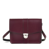 Marsala Red Leather Shoulder Bag - Shoulder Bag - Zatchels