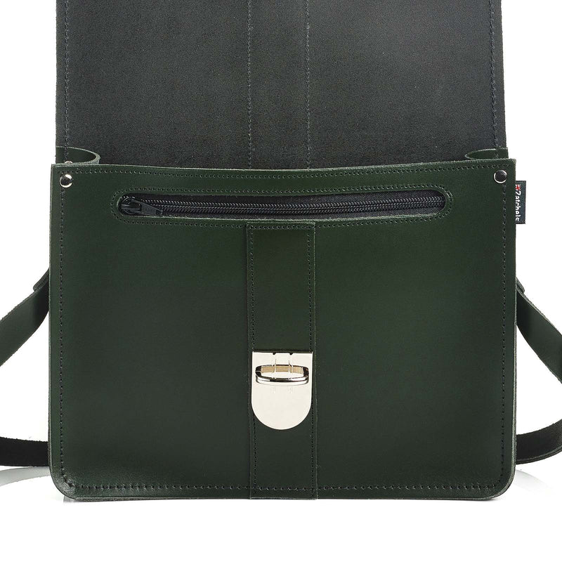 Ivy Green Leather Shoulder Bag - Shoulder Bag - Zatchels