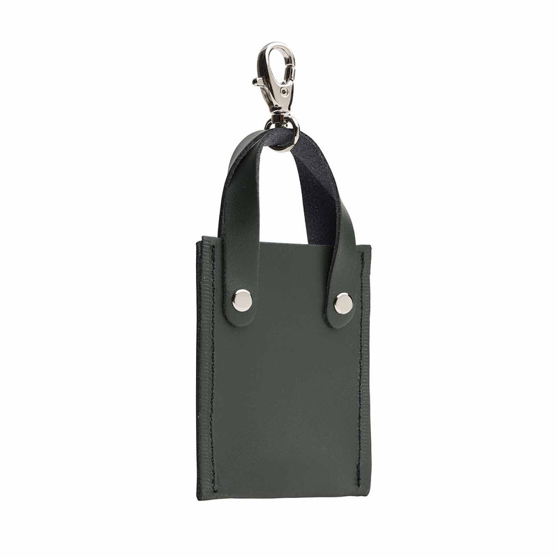 Mini tote bag charm - Ivy Green