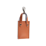 Mini tote bag charm - Burnt Orange