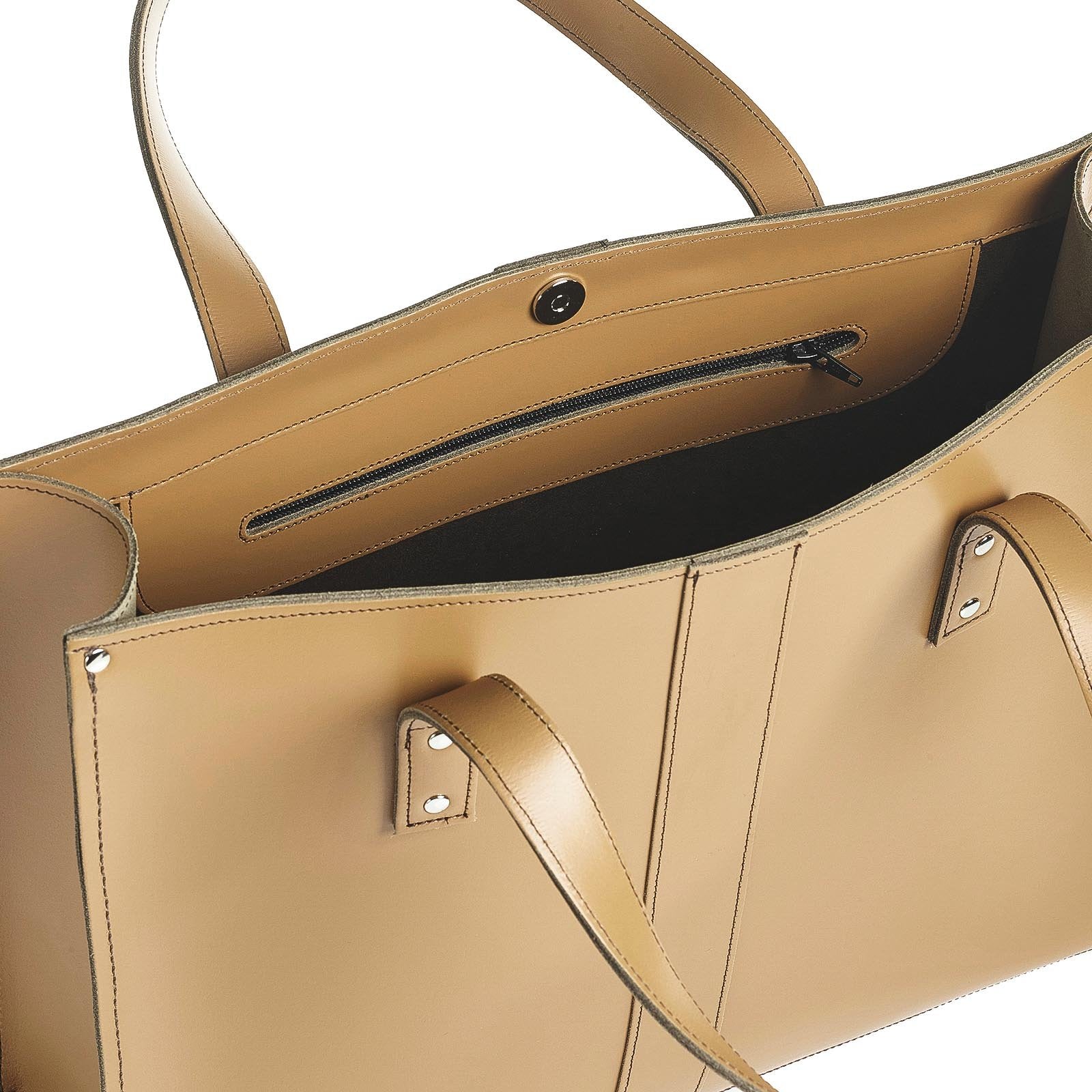 Iced Coffee Leather Shopper - Shopper - Zatchels