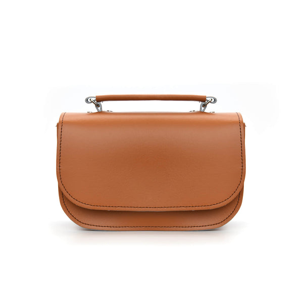 Aura Handmade Leather Bag - Burnt Orange