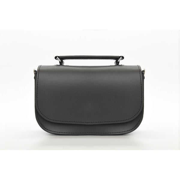 Aura Handmade Leather Bag - Graphite