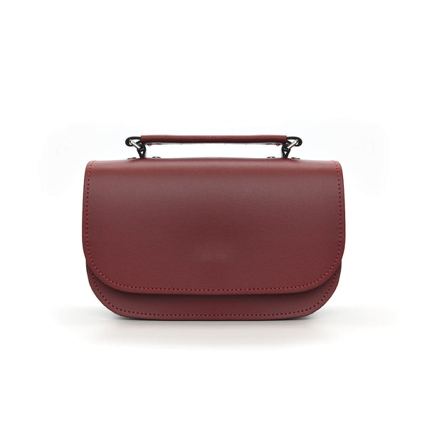 Aura Handmade Leather Bag - Oxblood Red