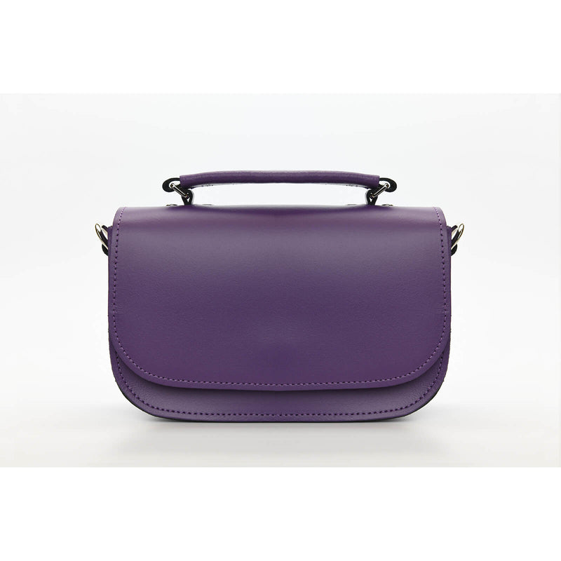 Aura Handmade Leather Bag - Purple