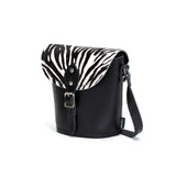 Zebra Leather Barrel Bag - Barrel Bag - Zatchels