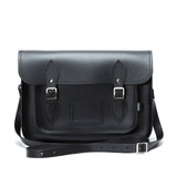 Black Leather Satchel - Satchel - Zatchels