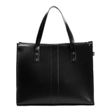 Handmade Leather Shopper - Black