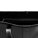 Handmade Leather Shopper - Black