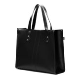 Handmade Leather Shopper - Black