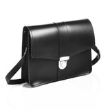 Leather Shoulder Bag - Black