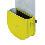 Borneo Leather Twist Lock Saddle Bag - Saddle Bag - Zatchels