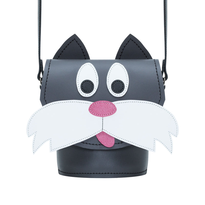 Chester Cat Leather Bag - Novelty Bag - Zatchels