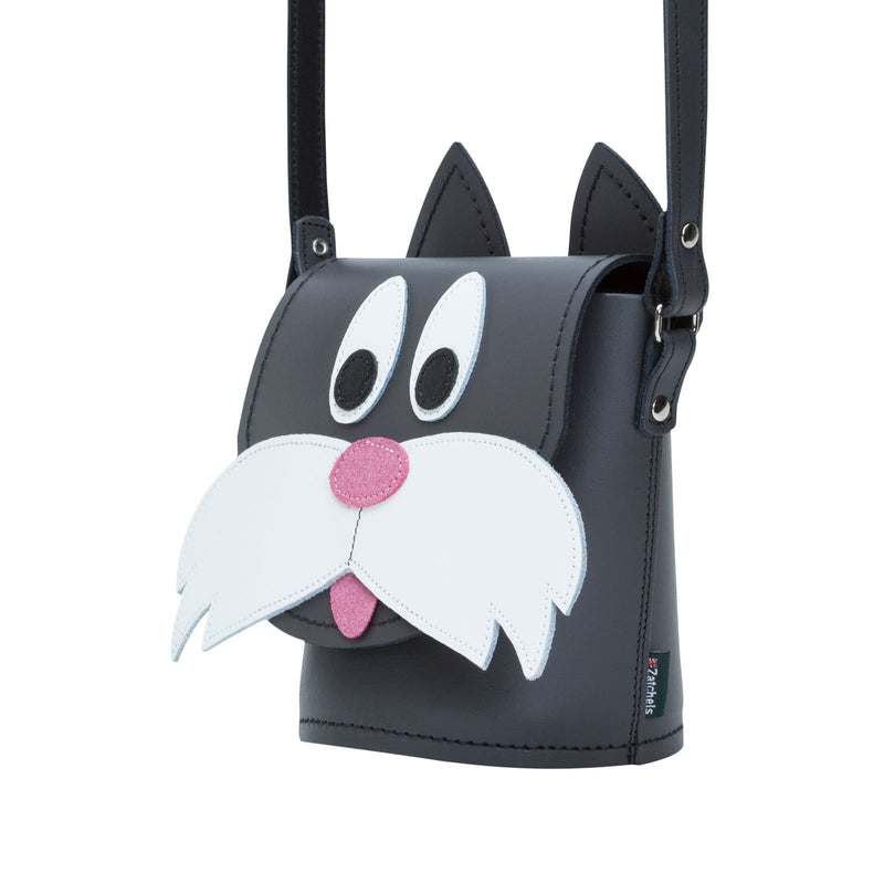 Chester Cat Leather Bag - Novelty Bag - Zatchels