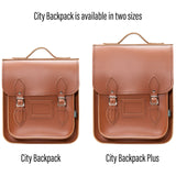 Chestnut Leather City Backpack - Backpack - Zatchels