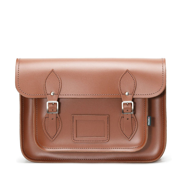 Handmade Leather Satchel Chestnut