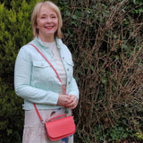 Aura Handmade Leather Bag - Shell Blue